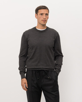 Dolce&Gabbana Gray cashmere jumper GXX02TJBW1W