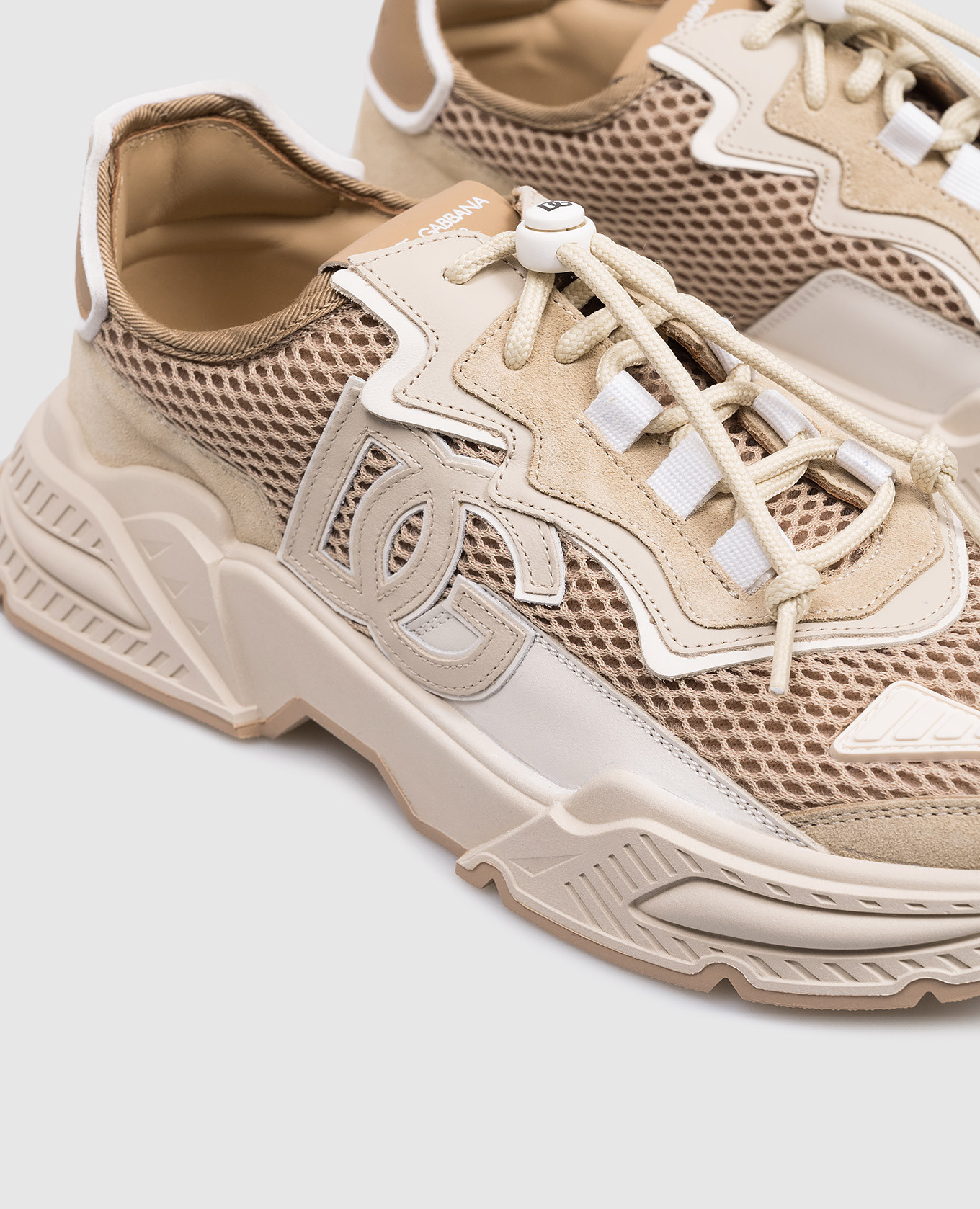 Children's brown combination sneakers Daymaster Dolce&Gabbana 5