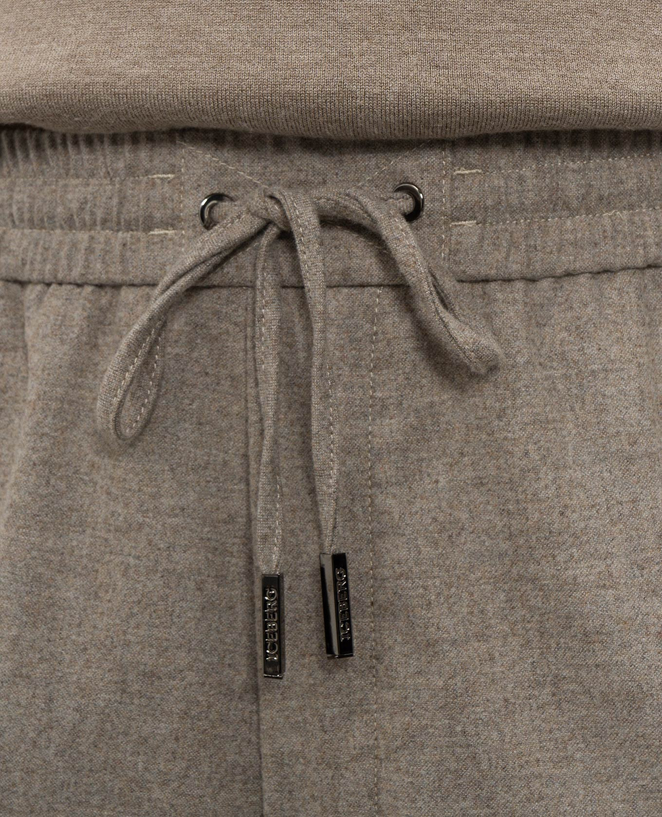 Beige wool pants Iceberg 5