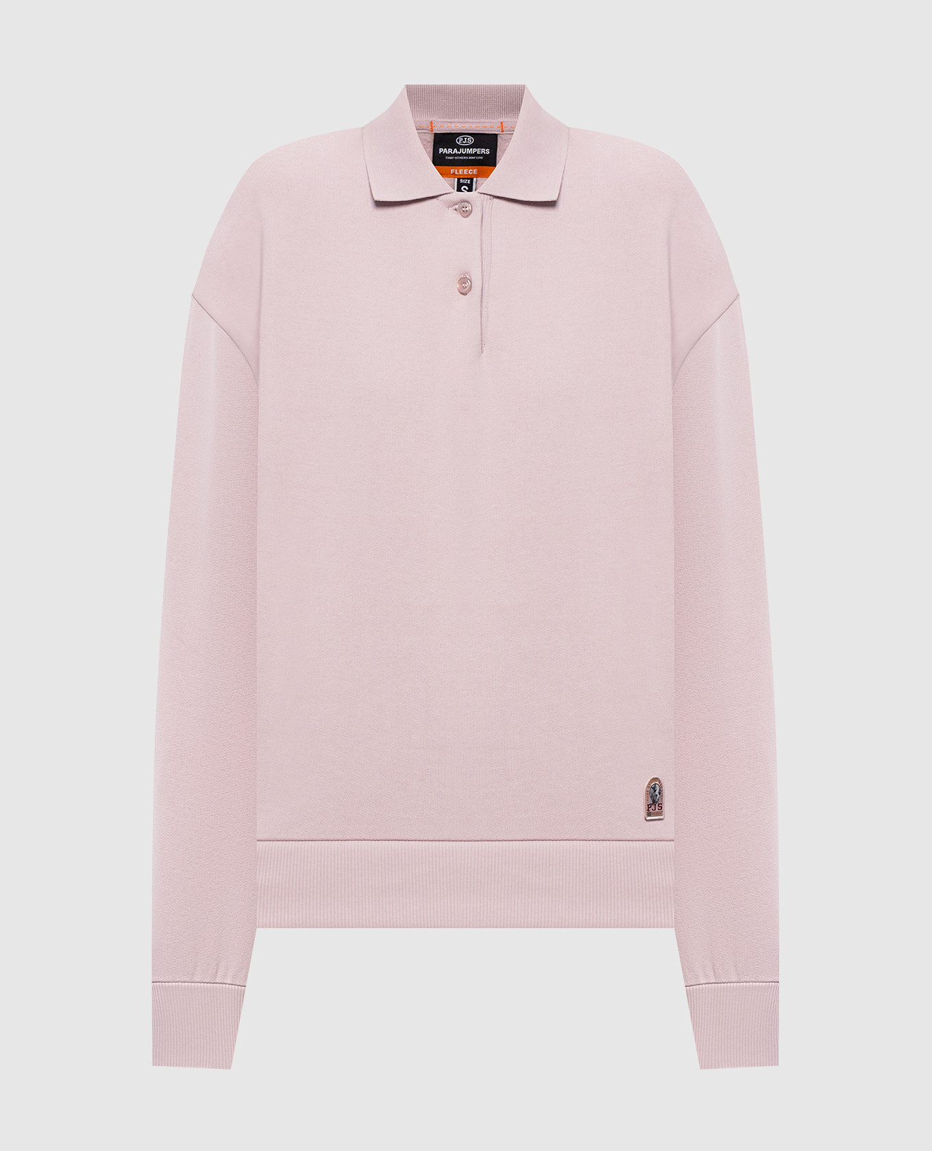 Saranda purple polo collar sweatshirt