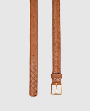 Bottega Veneta Brown leather belt 871643V0HW5