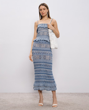 Etro Blue knitted top WRKE0387AV867