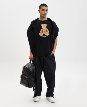 Palm Angels Black Bear T-shirt PMAA109S26JER00A