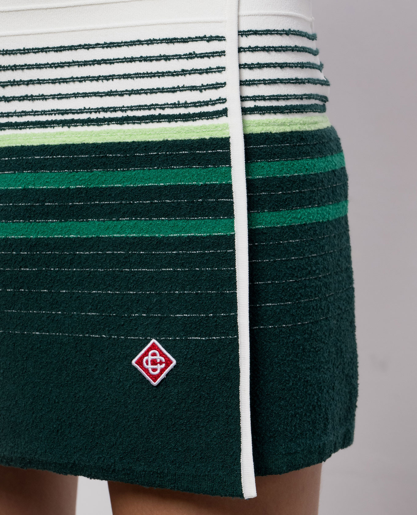 White striped mini skirt Casablanca 5