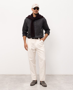 Brunello Cucinelli Dark gray shirt MA6710625P