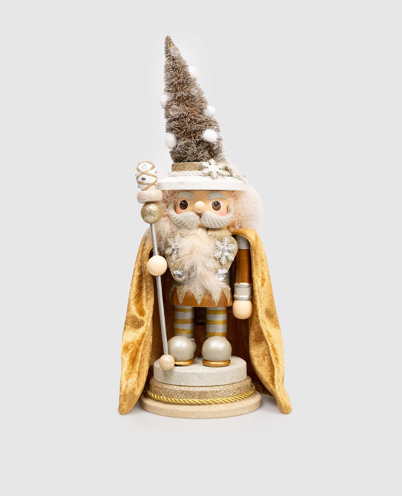 

Brown Hollywood Golden Forest-Nutcrackers statuette with light Kurt Adler