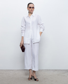Peserico White linen shirt M06015T001617