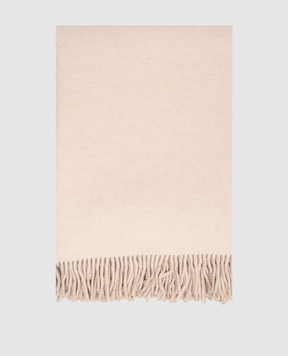 Brunello Cucinelli Beige reversible cashmere plaid MPLA98162L