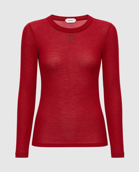 Versace Red wool longsleeve 10265951A19235
