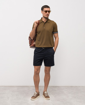 Tom Ford Blue shorts with logo SSL009FMC276