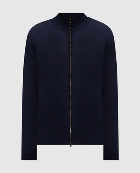 Canali Blue cardigan MK02054C1159
