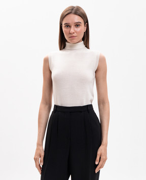 Max Mara Sportmax Ivory ESCHIMO wool top SPXESCHIMO