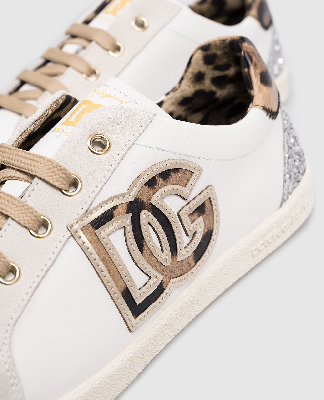 

Children's white leather sneakers Original Dolce&Gabbana