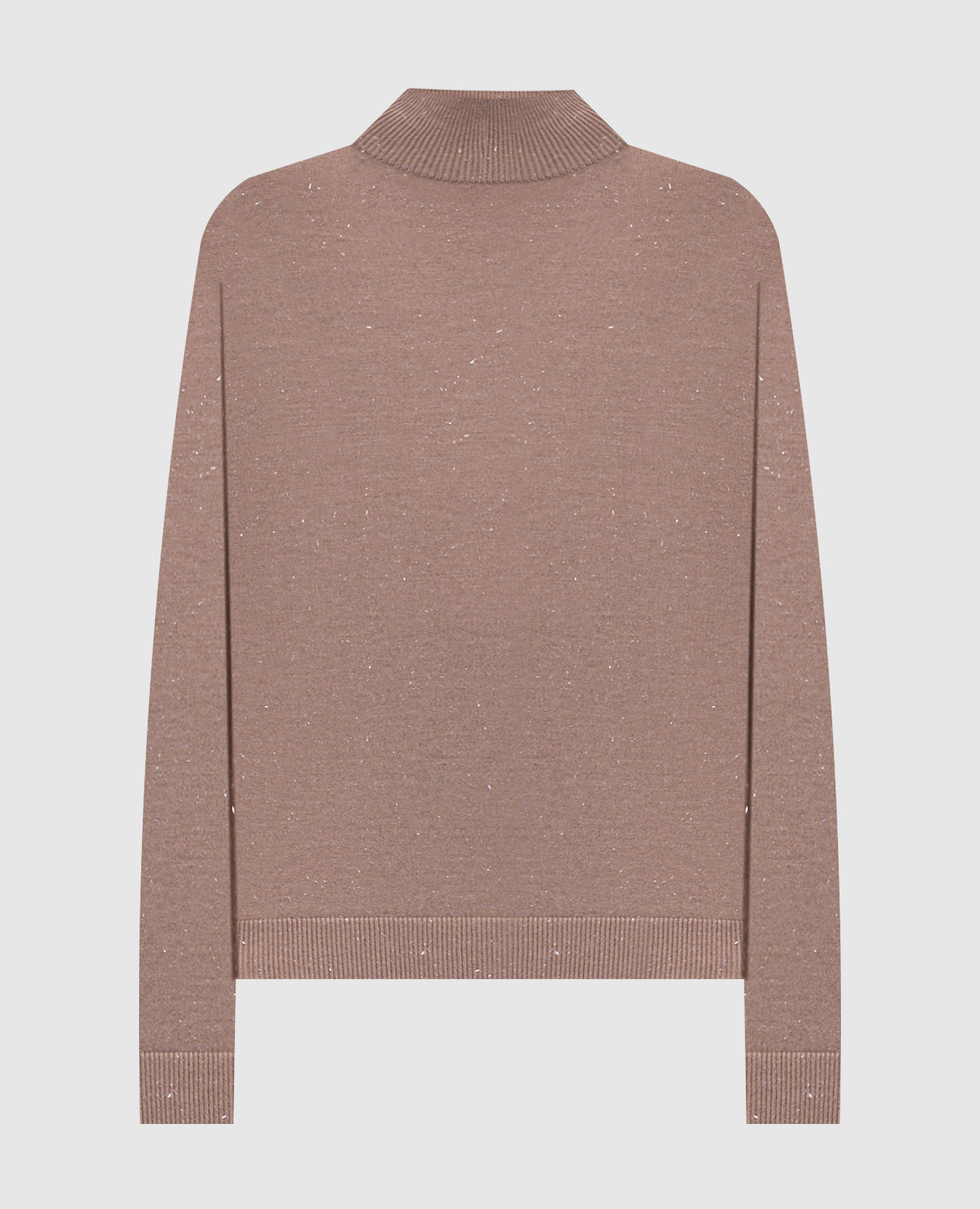 Beige jumper with lurex