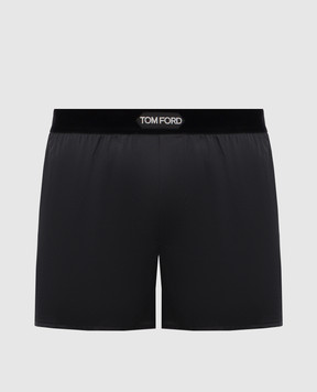 Tom Ford Black silk boxer briefs T4LE41010