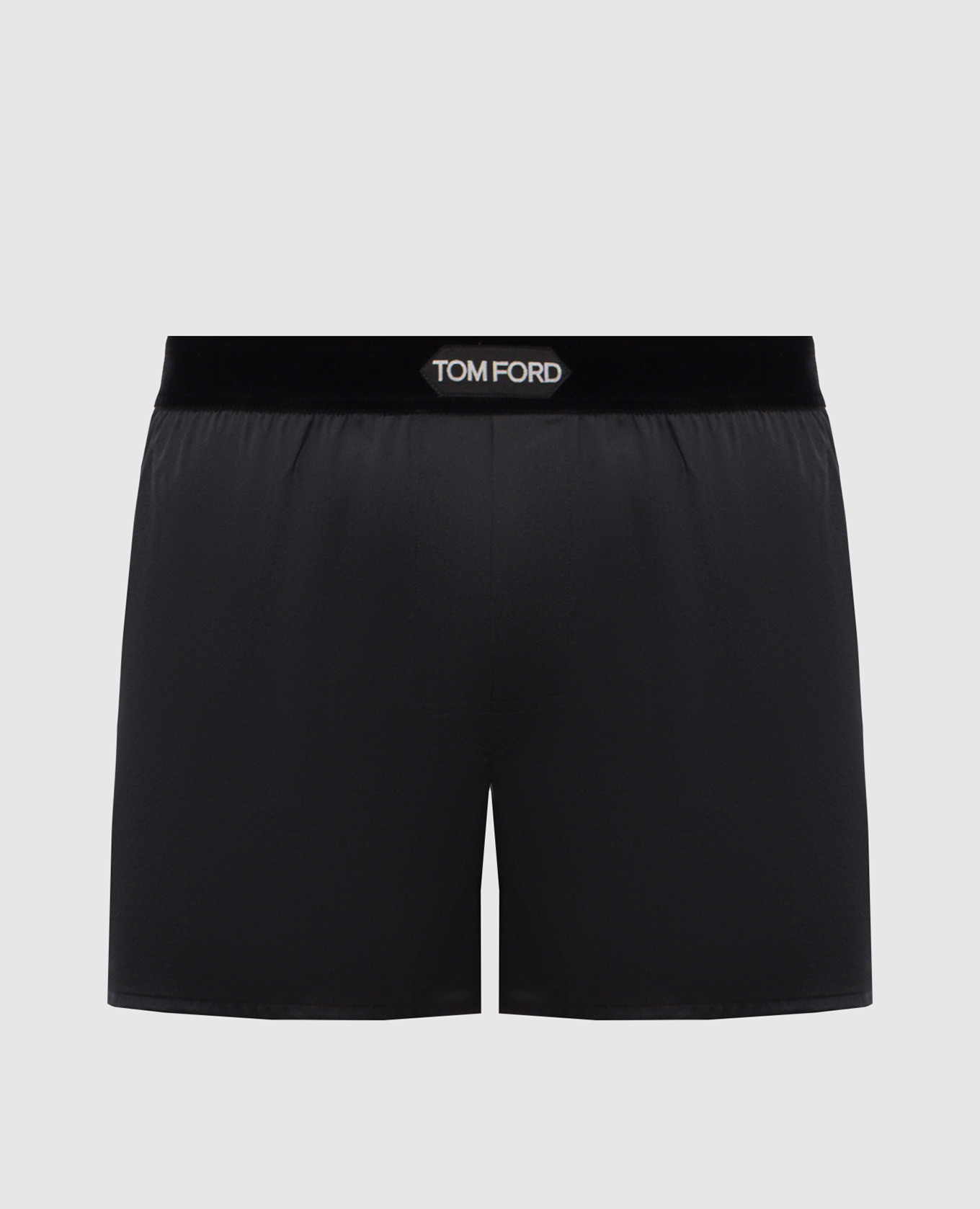 Black silk boxer briefs