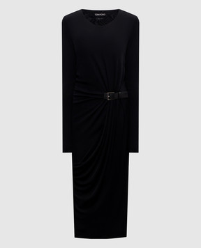 Tom Ford Black midi dress ABJ886JEX188