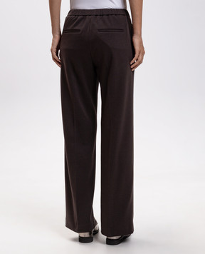 Peserico Brown sweatpants P04035J000081