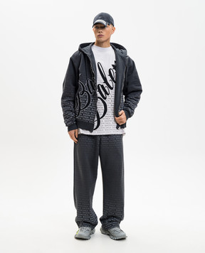 Balenciaga Big B gray printed t-shirt 764235TTVN9