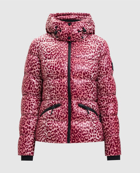 Mackage Pink ski down jacket CHERYL-A in animal print CHERYLA