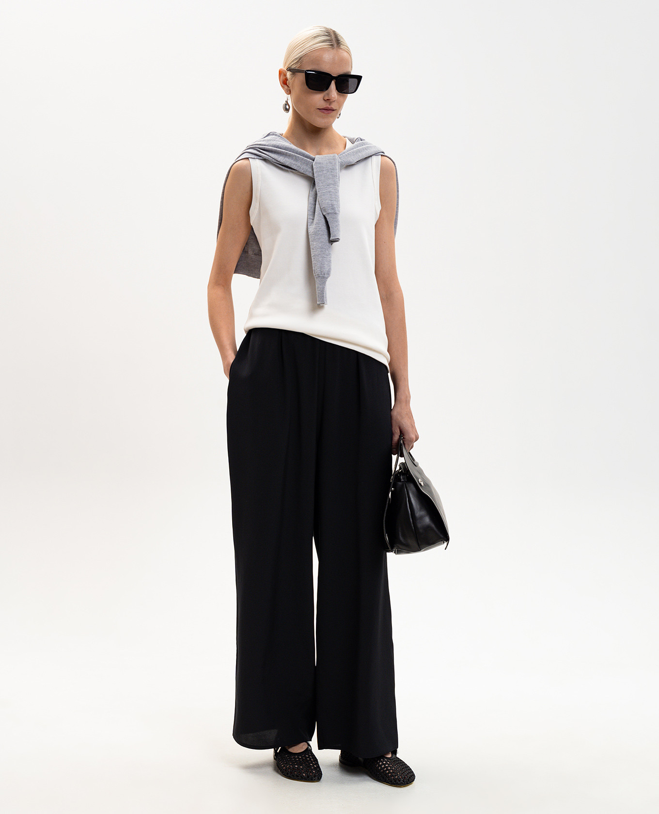 White ribbed T-shirt Sofie D`Hoore 2