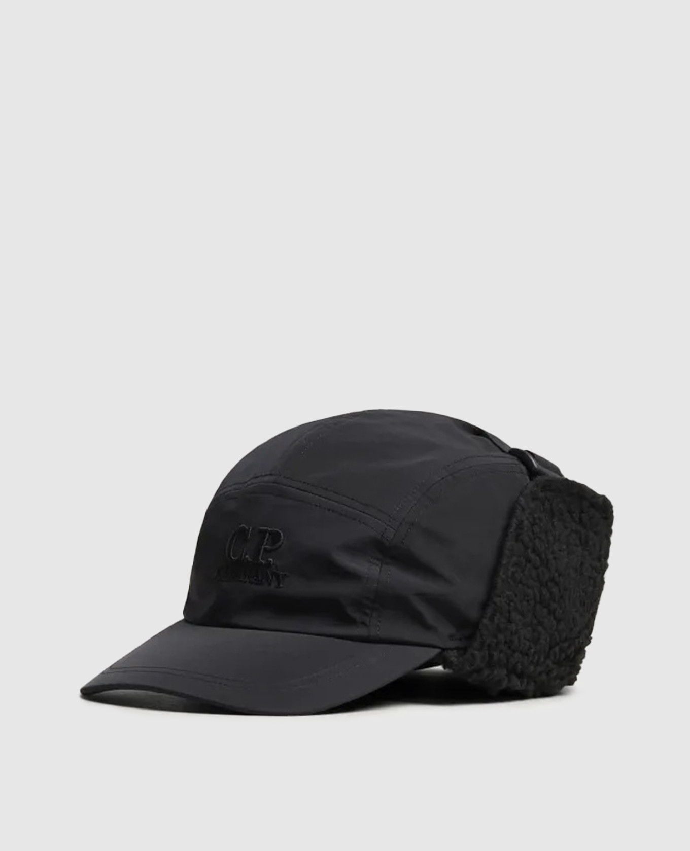 Black insulated earflap cap C.P. Company 3