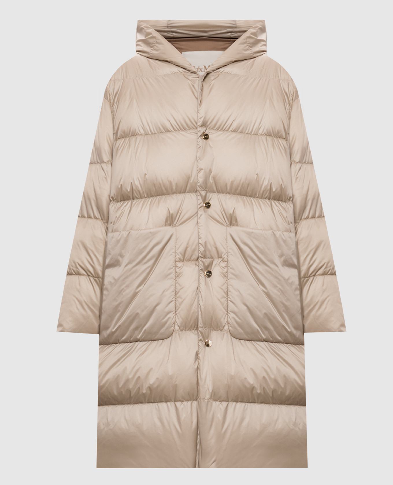 Beige down jacket VELIERO Max Mara