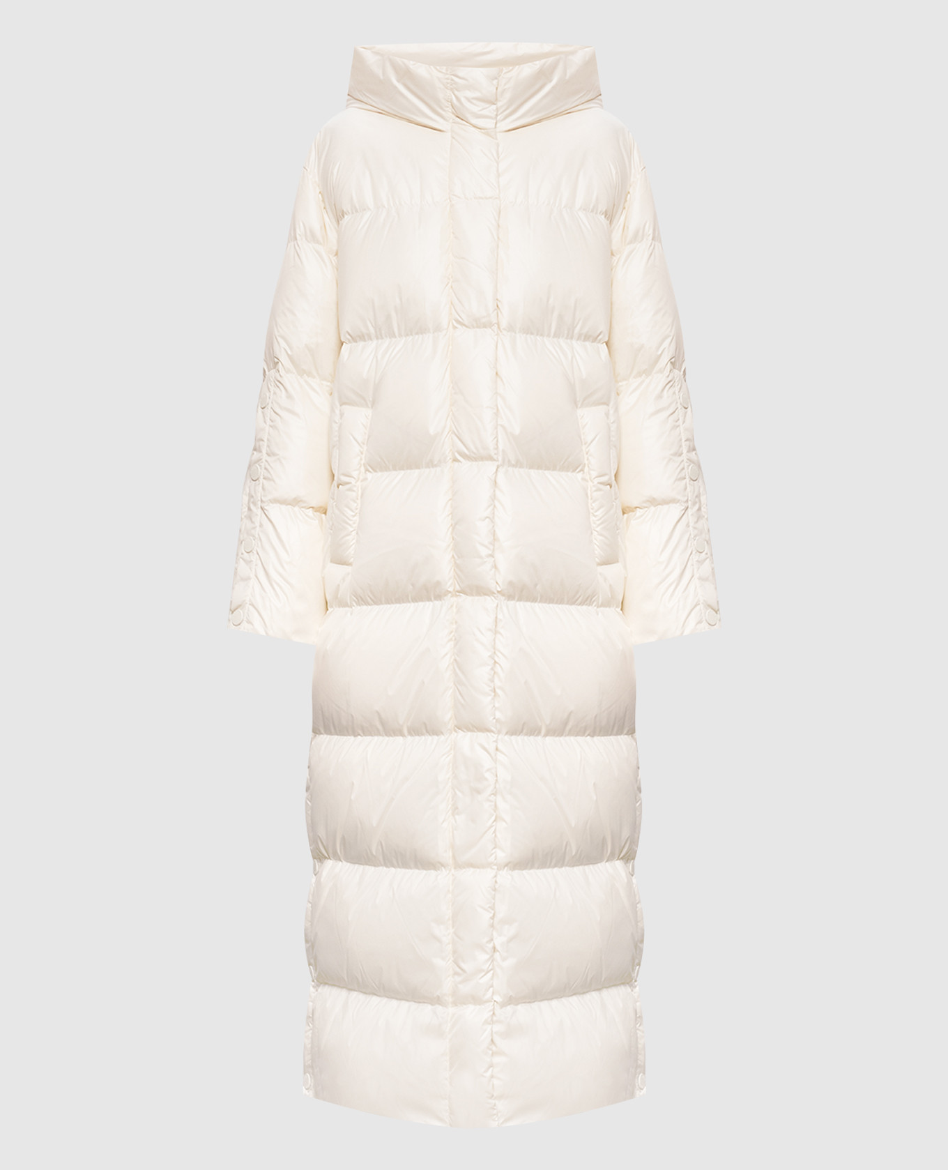 Ivory long down jacket