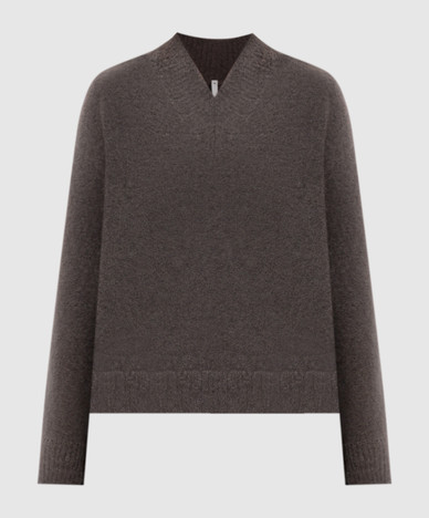 Green wool sweater