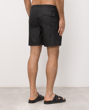 Stefano Ricci Black printed swim shorts M6B6200050B65450
