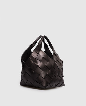 Dragon Botteghe black leather tote bag DGS68108