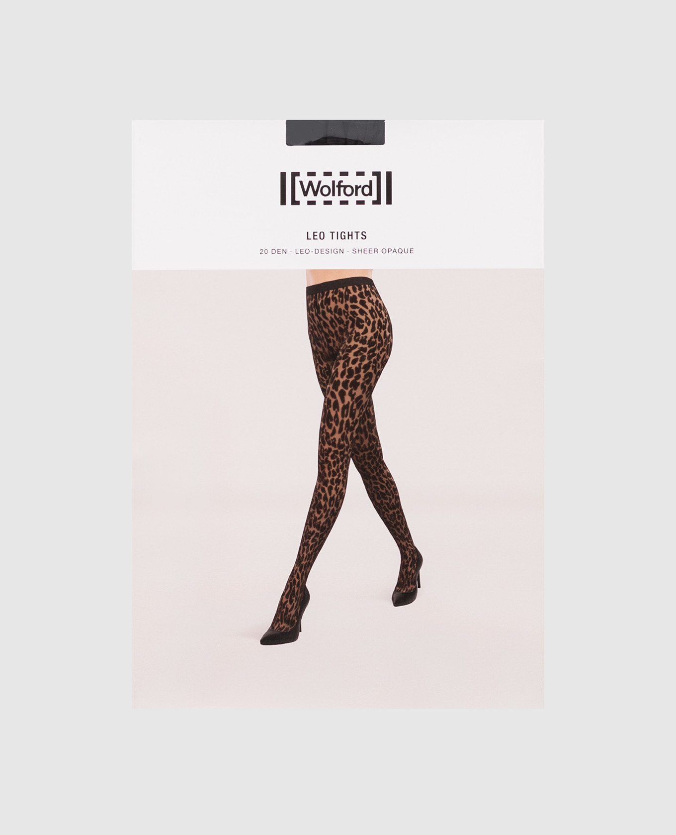 

Black Leo tights 20 den Wolford