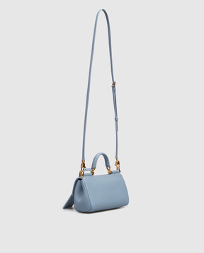 Dolce&Gabbana Blue leather bag My Sicily BB7864B7321