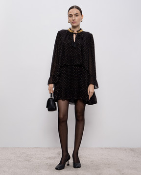 Twinset Black polka dot dress 252TS2281