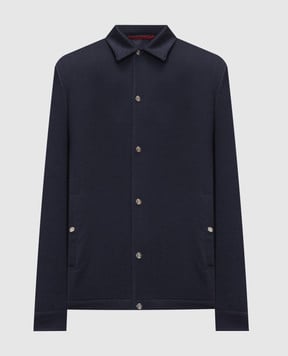 Brunello Cucinelli Blue cashmere jacket MV4216556
