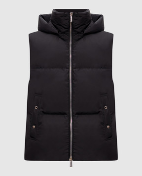 MooRER Black down vest FUENTE FUENTESTP
