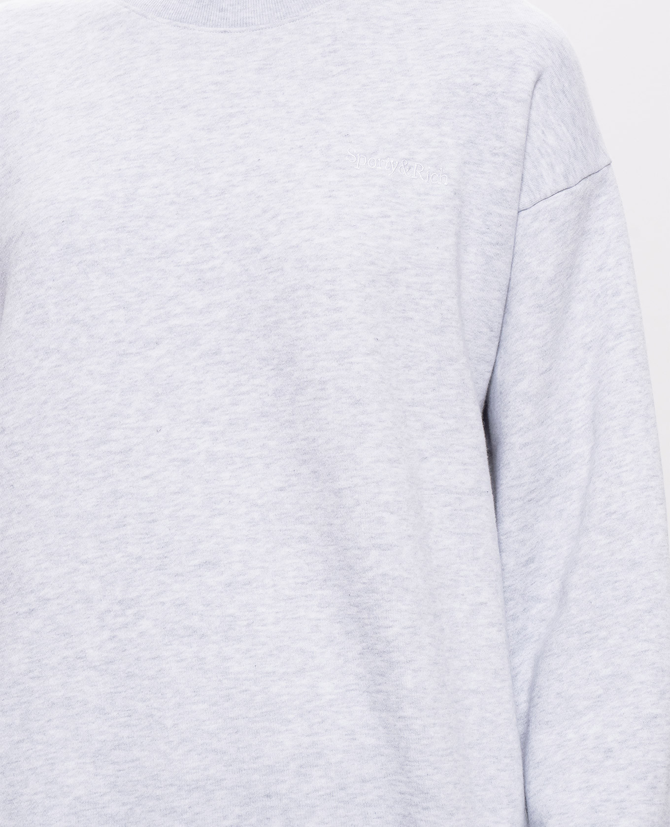 Grey melange sweatshirt Sporty & Rich 5