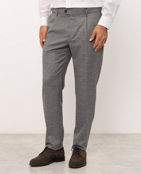 Peserico Gray wool pants R5422302732