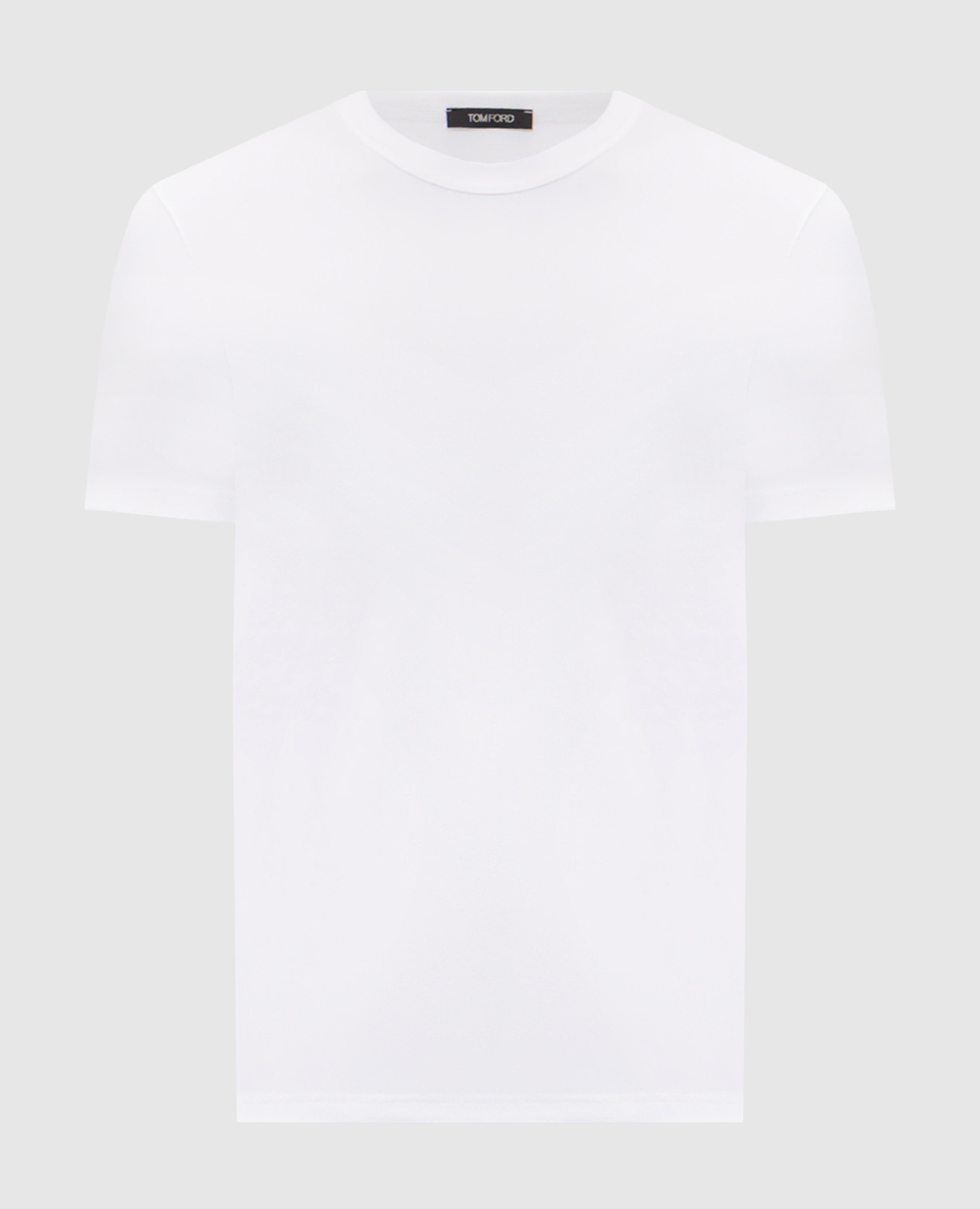 White T-shirt with logo patch