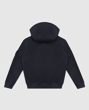 Stone Island Children's blue jacket with hood L2S16Q100001S0B221012