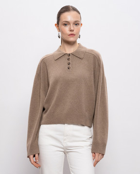 Loulou de Saison HOMERE brown cashmere sweater HOMERELDS