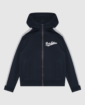 Dolce&Gabbana Children's blue sports jacket L4JWNOG7PWP