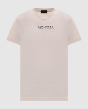 Moncler Grey T-shirt with logo L20938C0001289B8Q