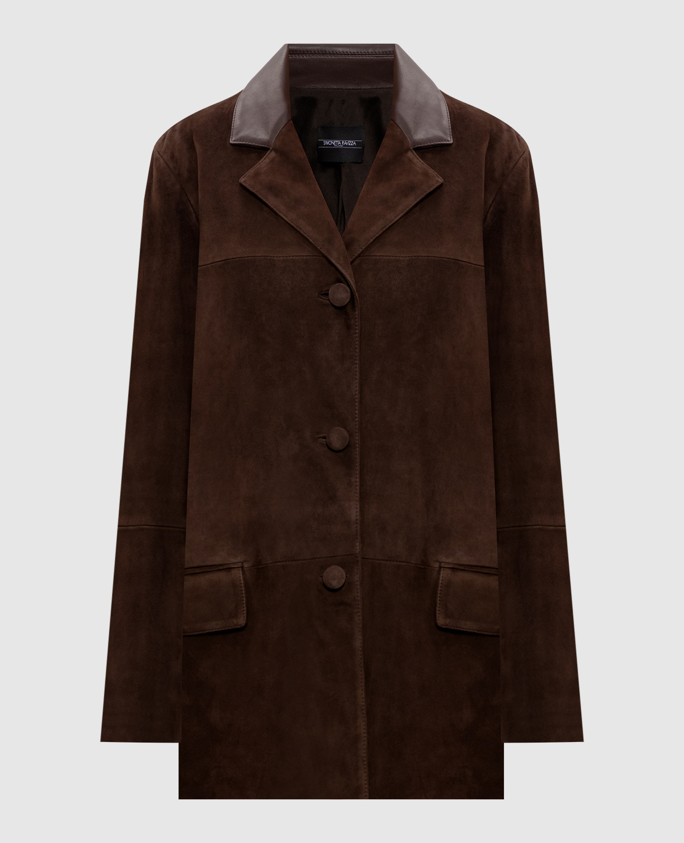 

Brown suede Chelsea jacket Simonetta Ravizza