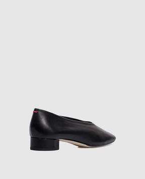 Aeyde Delia black leather shoes PUGELR25CH0221800007