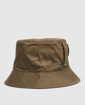 C.P. Company Khaki children's panama with logo CMX00NLOA04
