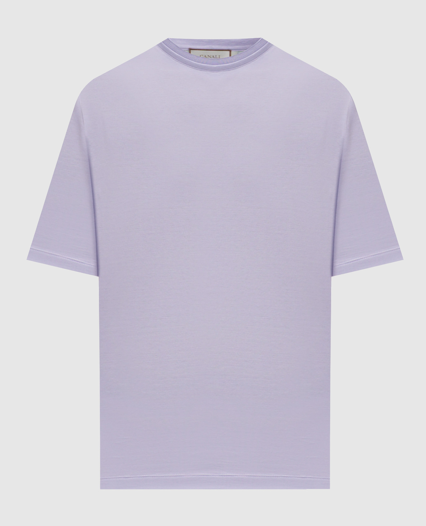 Purple cotton T-shirt
