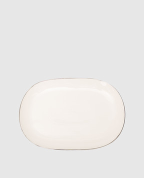 Geminiano Cozzi 1765 Ducale white porcelain oval dish LGCFL20459071
