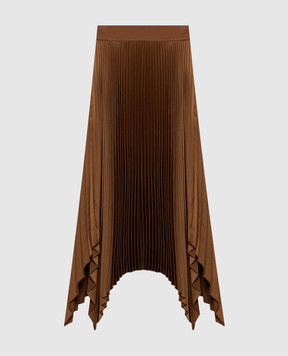 JOSEPH Brown pleated skirt Ade JF009604