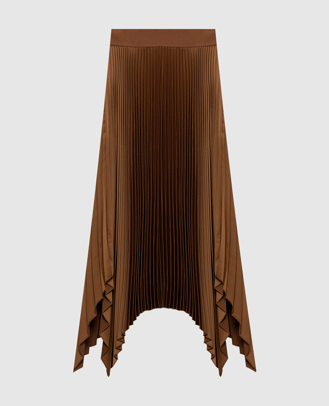 Brown pleated skirt Ade